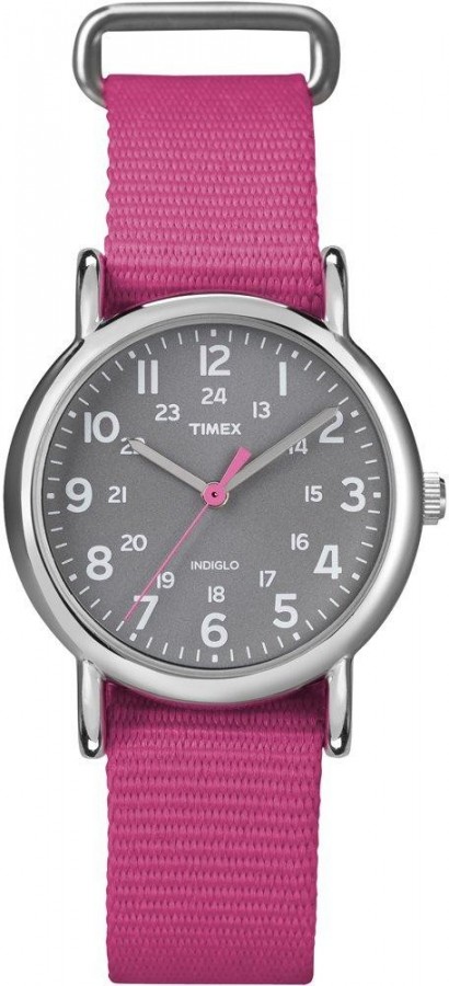  TIMEX WEEKENDER Collection PINK T2N834 - Vista frontal