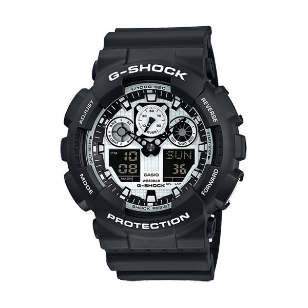 CASIO G-SHOCK GA-100BW-1AER