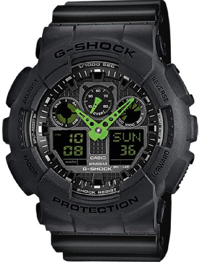 Casio G-SHOCK GA-100C-1A3ER - Vista frontal