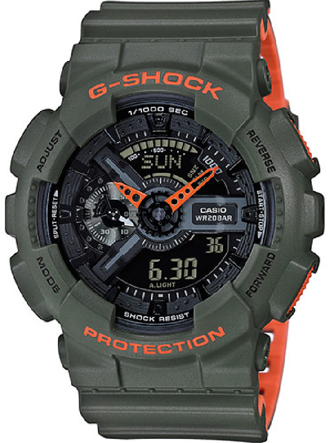 Casio G-SHOCK GA-110LN-3AER - Vista frontal