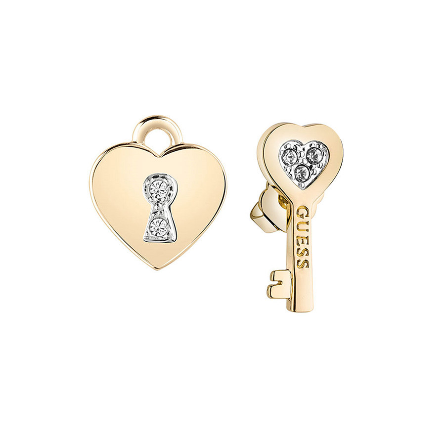 Guess JEWELLERY LOVE KEYS PENDIENTES UBE83096 - Vista frontal