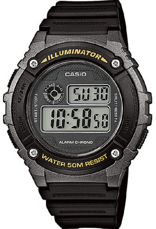 Casio W-216H-1BVEF - Vista frontal