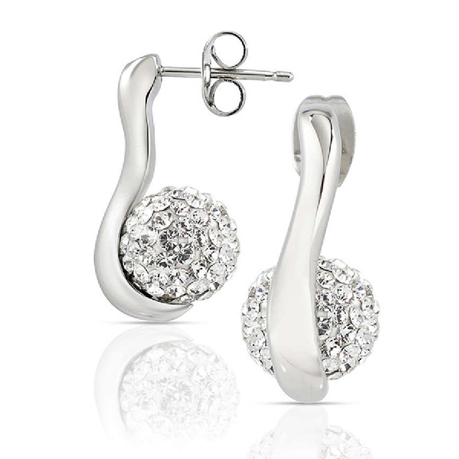 Morellato CRYSTALS BOULE PENDIENTES SS SAET05 - Vista frontal