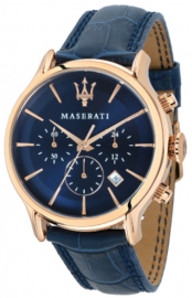 RELOJ MASERATI EPOCA EXT 42MM CHR D.BLUE DIAL BLUE ST R8871618007