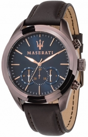 RELOJ MASERATI TRAGUARDO CHR BLUE DIAL BRW STR PVD BRW R8871612008