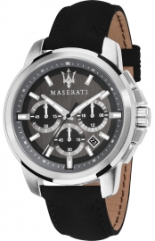 RELOJ MASERATI SUCCESSO CHR 45MM BLACK DIAL BLACK ST R8871621006