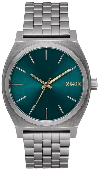NIXON TIME TELLER GUNMETAL / SPRUCE / BRASS A0452789