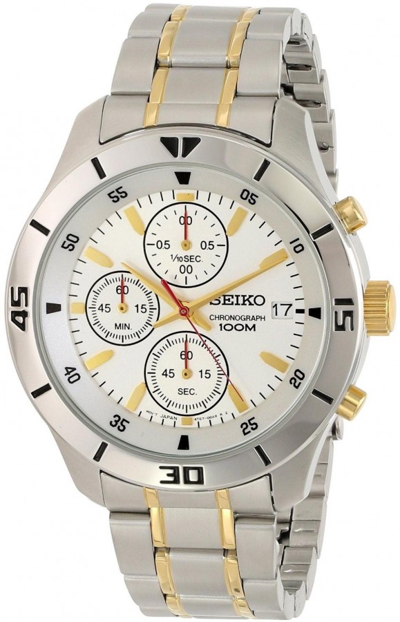 Seiko CHRONO DATE 100mt SKS403 - Vista frontal