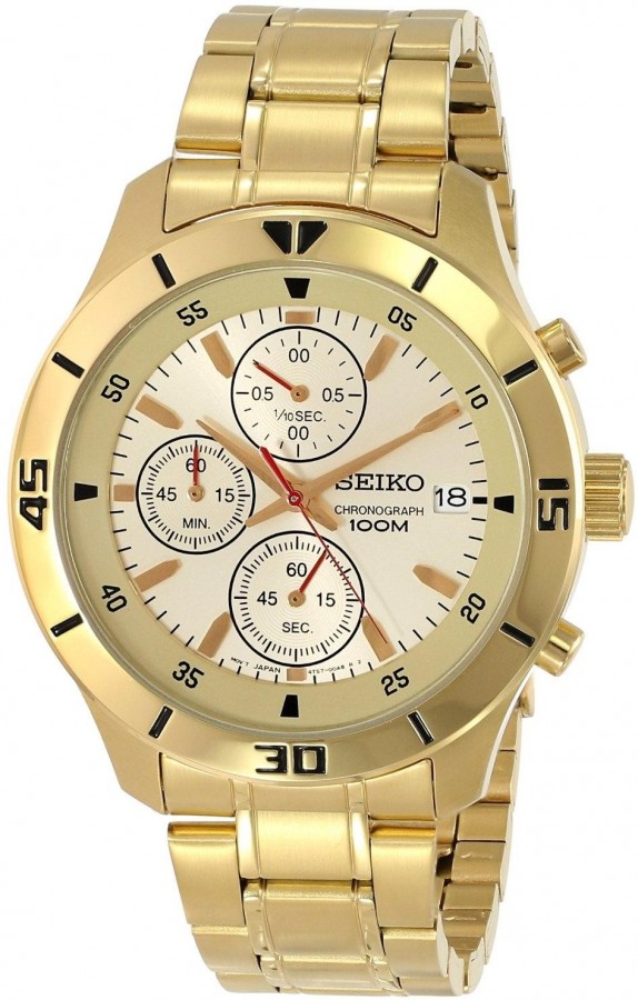 Seiko CHRONO DATE 100mt SKS404 - Vista frontal
