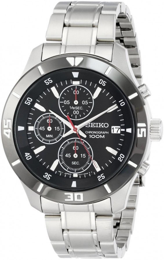 Seiko CHRONO DATE 100mt SKS405 - Vista frontal