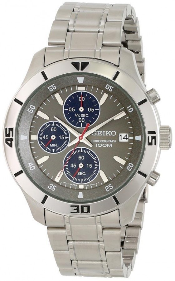 Seiko CHRONO DATE 100mt SKS407 - Vista frontal