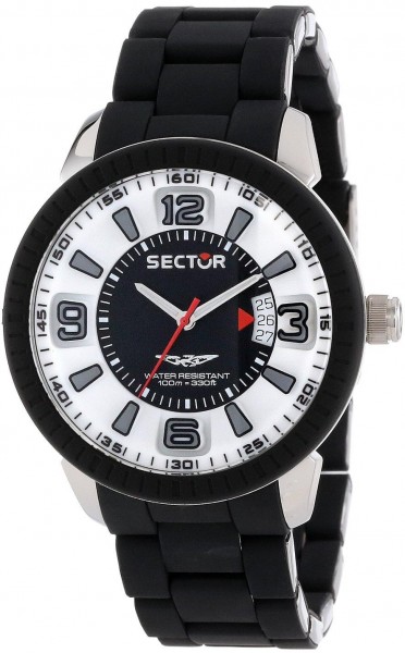 SECTOR  400 44mm Black Bracc R3253119001