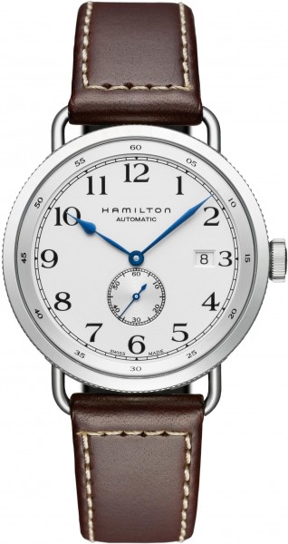Hamilton khaki pioner 40mm auto bianco in acciaio H78465553