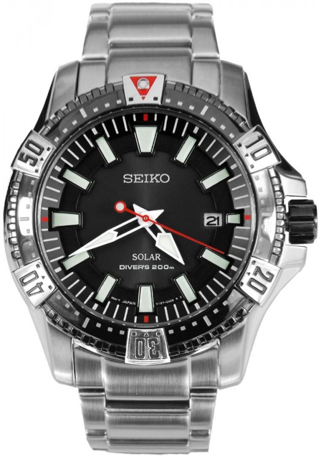 Seiko SOLAR SNE295P1 - Vista frontal