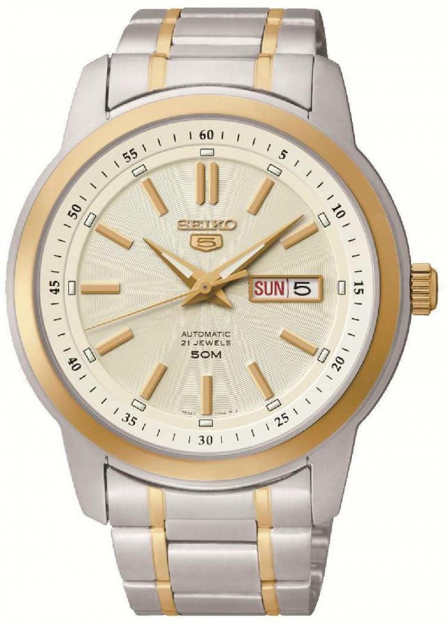Seiko 5 SNKM92K1 - Vista frontal