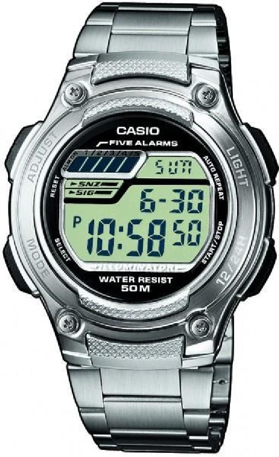 Casio W-212HD-1A - Vista frontal