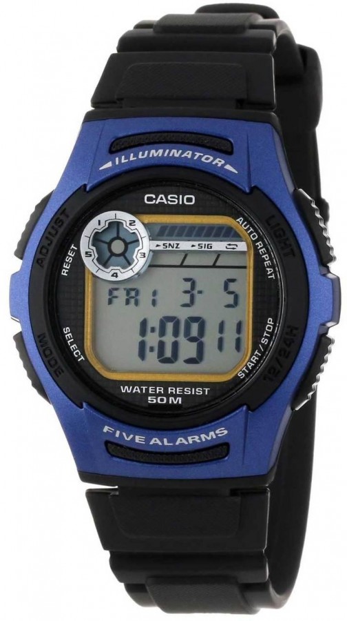 Casio W-213-2A - Vista frontal