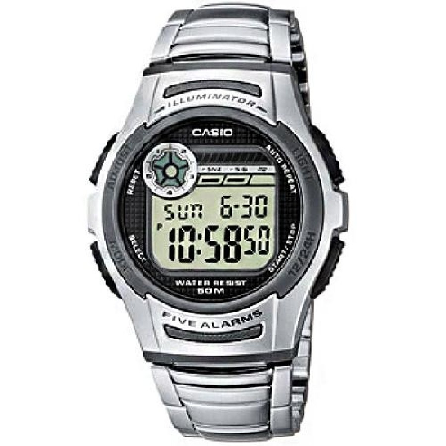 Casio W-213D-1A - Vista frontal