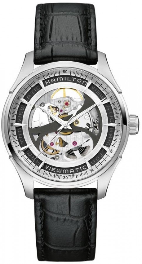  Hamilton JazzMaster Viewmatic Skeleton H42555751 - Vista frontal
