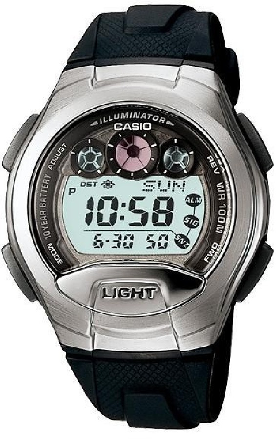 Casio W-755-1A - Vista frontal