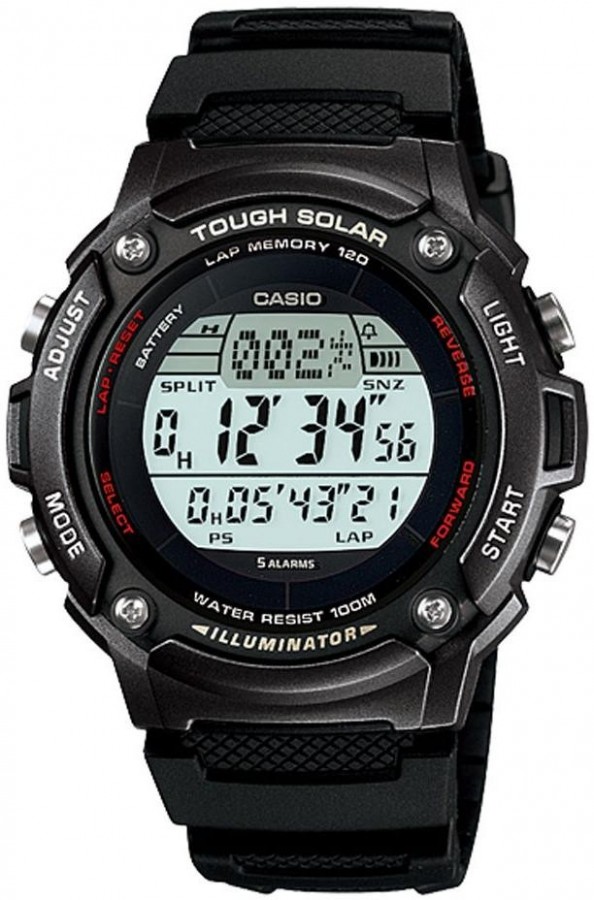 Casio W-S200H-1B - Vista frontal