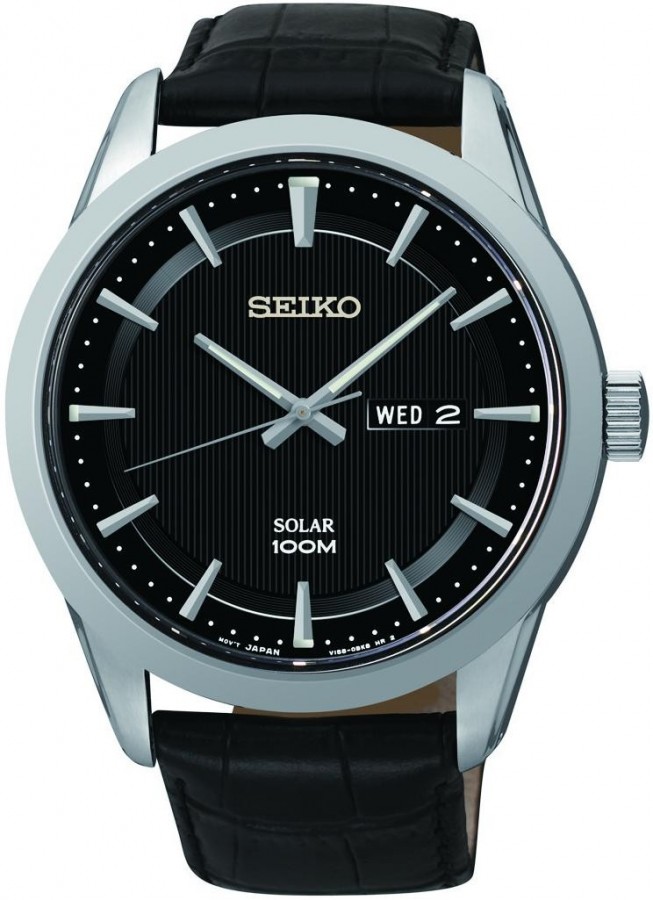 Seiko SOLAR SNE363P2 - Vista frontal