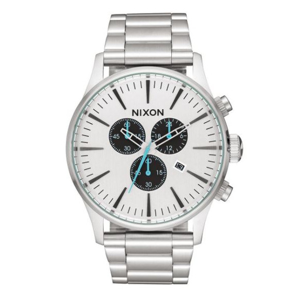 NIXON SENTRY CHRONO ALL SILVER / BLACK A3862871