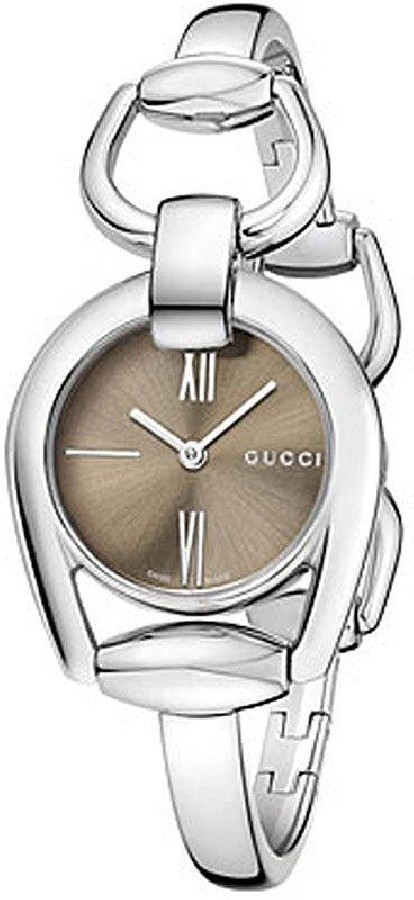  GUCCI WATCH  HORSEBIT STEEL BANGLE YA139501 - Vista frontal