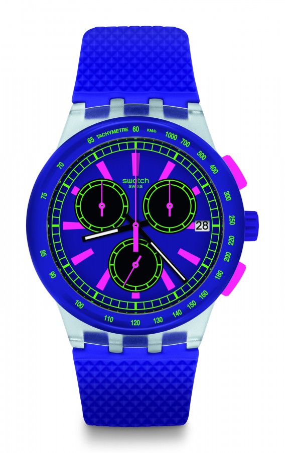 Swatch ORIGINALS CHRONO PLASTIC PURP-LOL SUSK400 - Vista frontal
