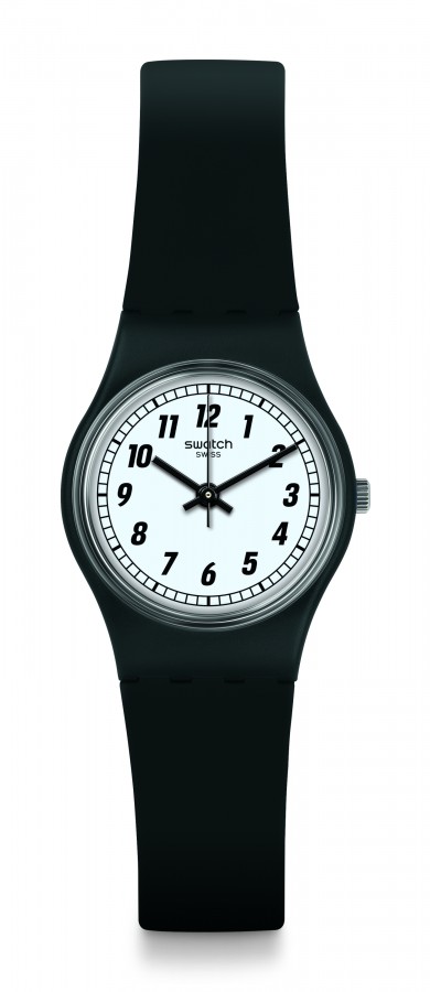 Swatch ORIGINALS LADY SOMETHING BLACK LB184 - Vista frontal