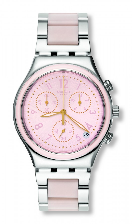 Swatch IRONY CHRONO DREAMNIGHT ROSE YCS588G - Vista frontal
