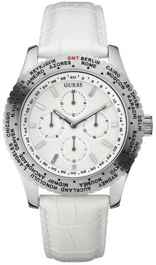 Guess WATCHES  INTERNATIONAL WHITE - Multifunction W12082G2 - Vista frontal