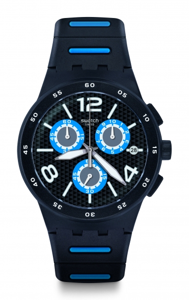 SWATCH ORIGINALS CHRONO BLACK SPY SUSB410