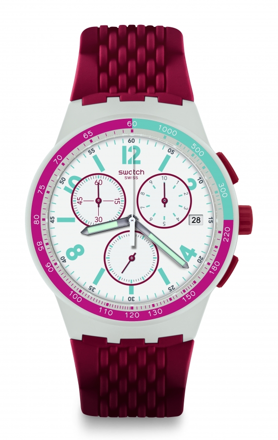 Swatch ORIGINALS CHRONO RED TRACK SUSM403 - Vista frontal