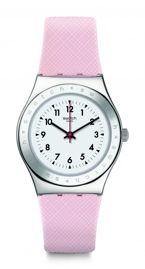Swatch IRONY MEDIUM PINK REFLEXION YLS200 - Vista frontal