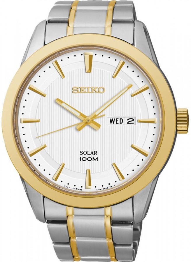 Seiko SOLAR SNE364P1 - Vista frontal