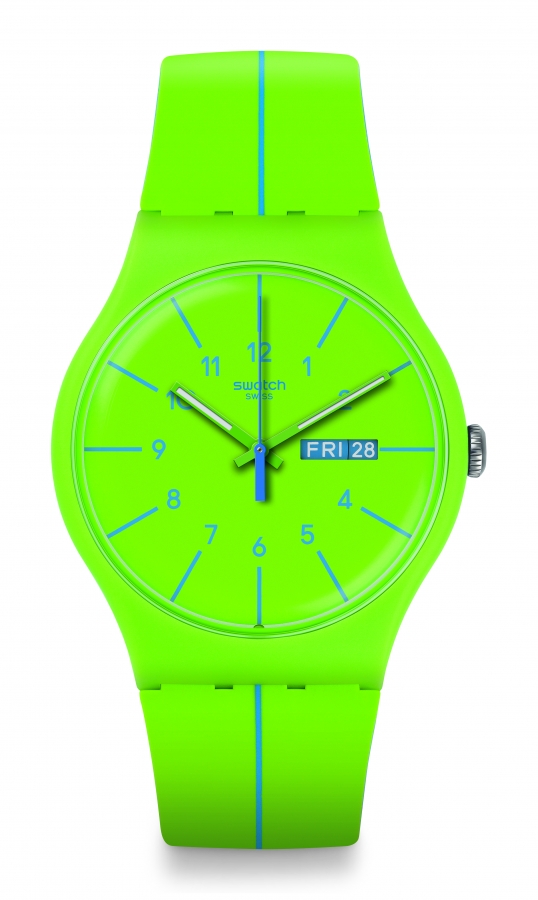 Swatch ORIGINALS NEW GENT VERDE AZUL SUOG707 - Vista frontal