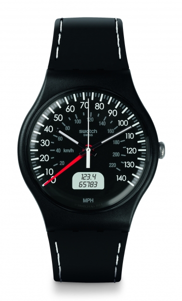 SWATCH ORIGINALS NEW GENT BLACK BRAKE SUOB117