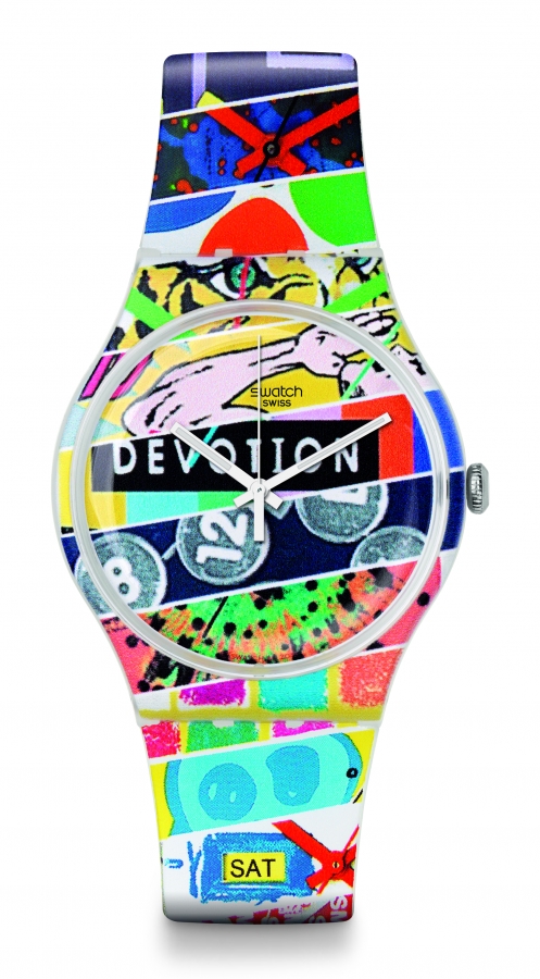 Swatch ORIGINALS NEW GENT WHITE LOOP SUOZ170 - Vista frontal