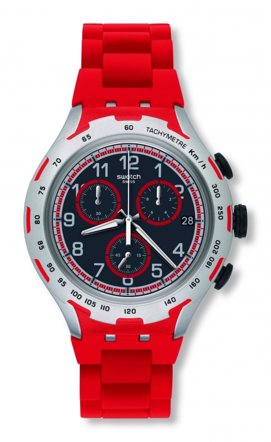 Swatch IRONY XLITE RED ATTACK YYS4018AG - Vista frontal