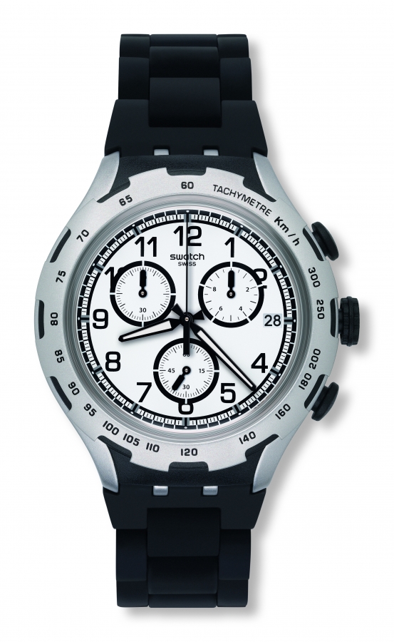 Swatch IRONY XLITE BLACK ATTACK YYS4020AG - Vista frontal