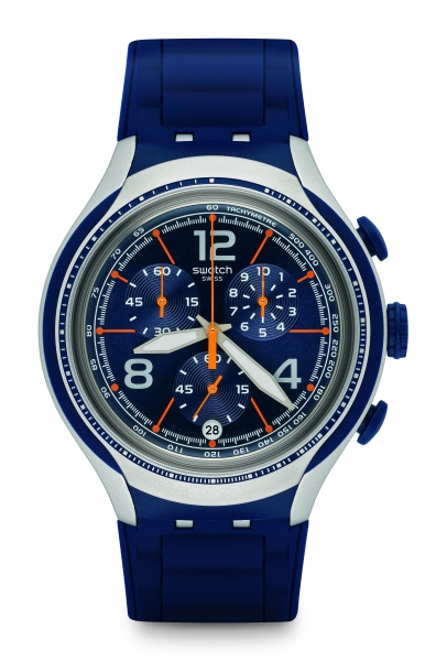 SWATCH IRONY XLITE BLUE FACE YYS4015