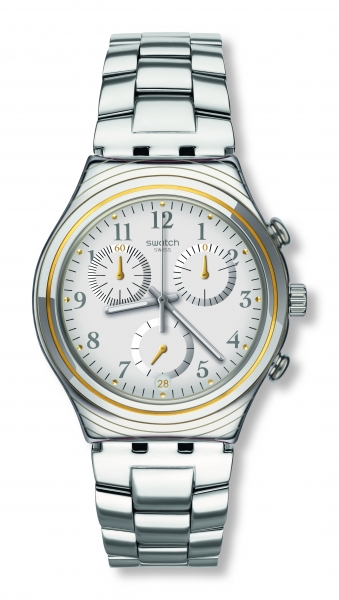 SWATCH IRONY CHRONO SILVERNOW YCS586G
