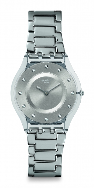 SWATCH SKIN CLASSIC SILVER DRAWER SFK393G