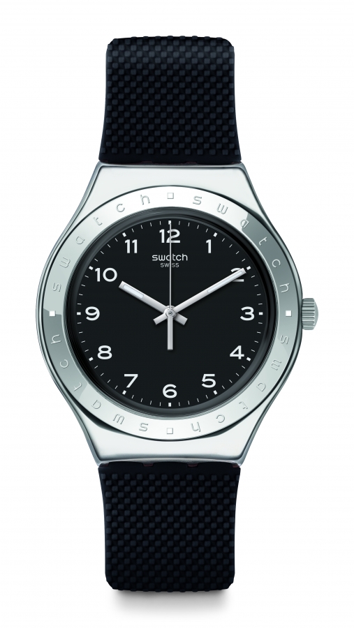 Swatch IRONY BIG CHARBON YGS137 - Vista frontal