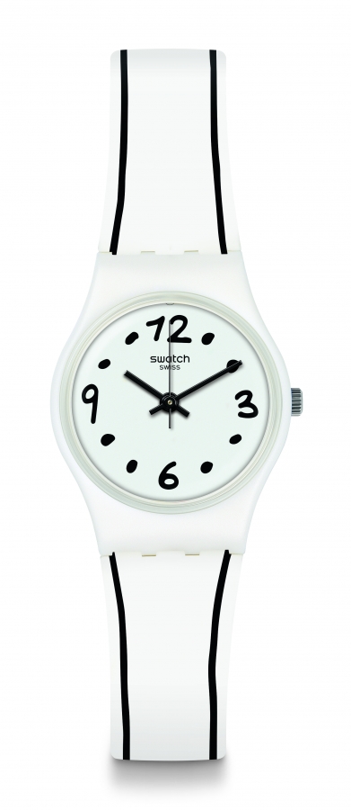 Swatch ORIGINALS LADY BLACK BORDER LW162 - Vista frontal