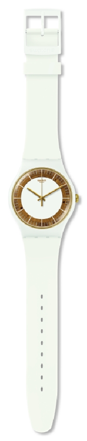 Swatch ORIGINALS NEW GENT SILIWHITE SUOW158 - Vista frontal