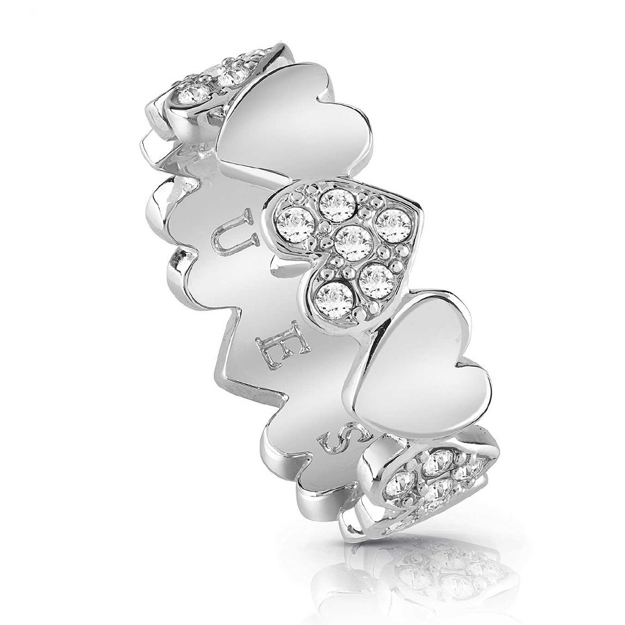 Guess JEWELLERY HEART BOUQUET ANILLO UBR85024-52 - Vista frontal