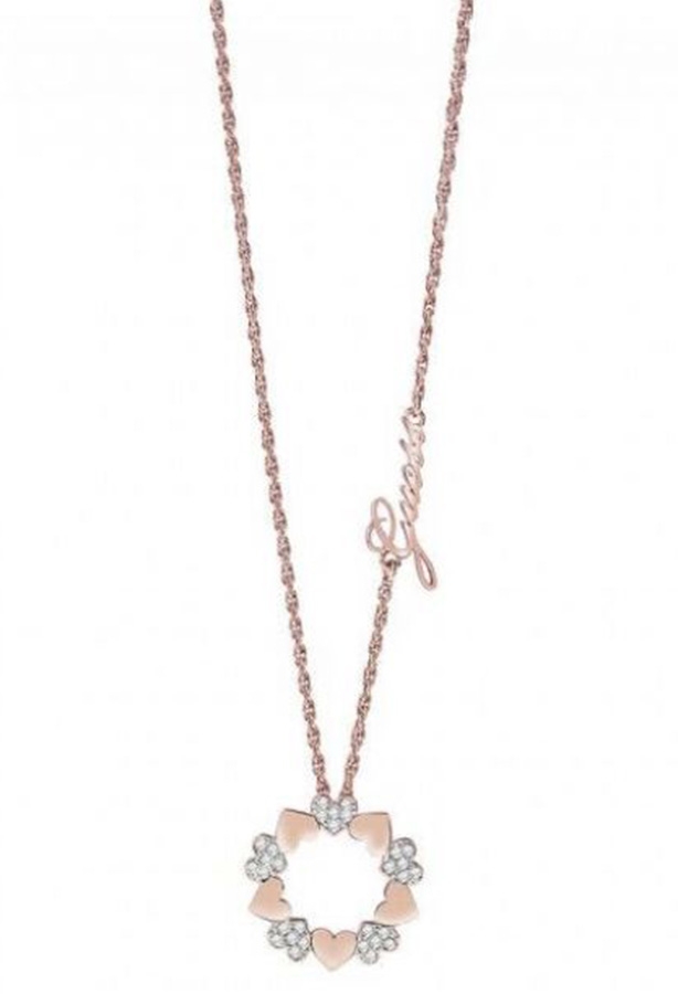 Guess JEWELLERY HEART BOUQUET COLLAR UBN85047 - Vista frontal