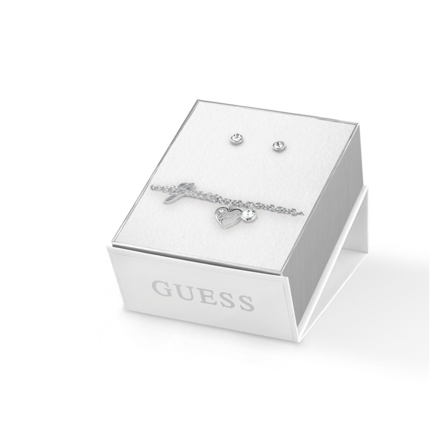 Guess JEWELLERY LUCE PULSERA + PENDIENTES UBS82113-S - Vista frontal